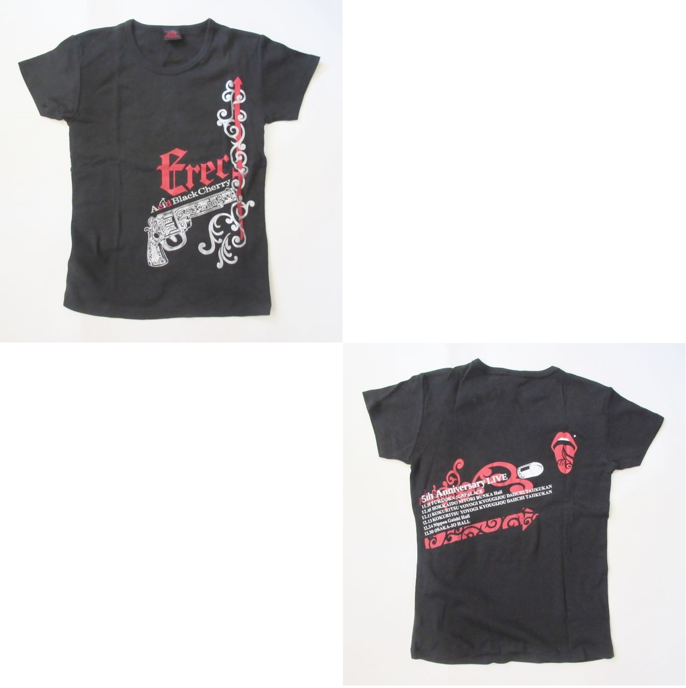 買取 Acid Black Cherry Abc 5th Anniversary Live Erect Tシャツ レディース アーティストショップjp 買取 Acid Black Cherry Abc 5th Anniversary Live Erect Tシャツ レディース アーティストショップjp