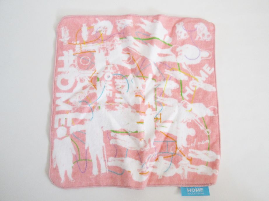 買取 Mr Children ミスチル Home Tour 07 彩りタオル あか アーティストショップjp