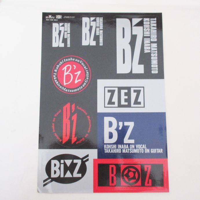 買取 B Z ビーズ その他 ステッカーシート 初期 ロゴ