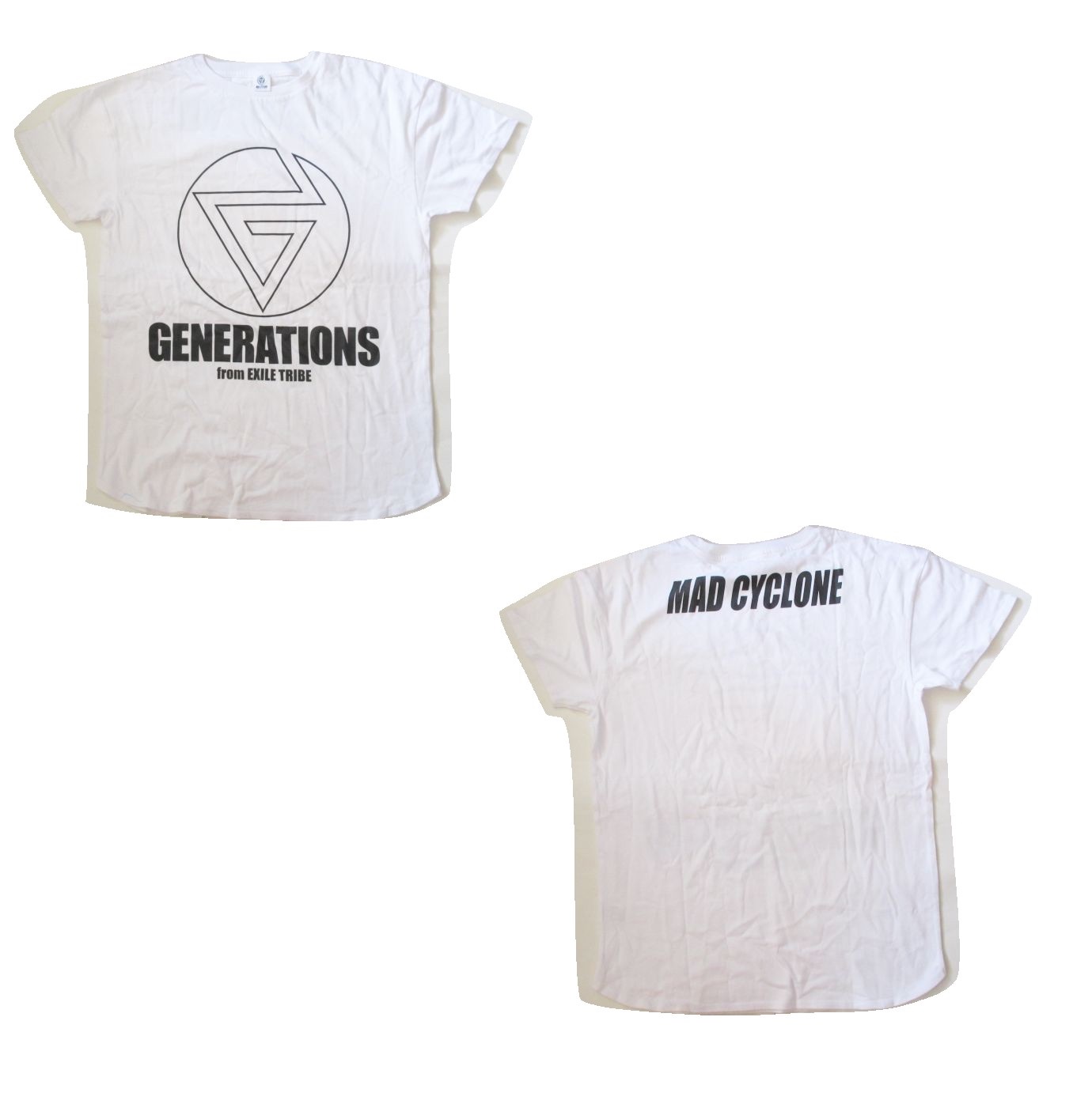 買取 Generations ジェネレーションズ Live Tour 17 Mad Cyclone Gマークbigtシャツ ブラック アーティストショップjp