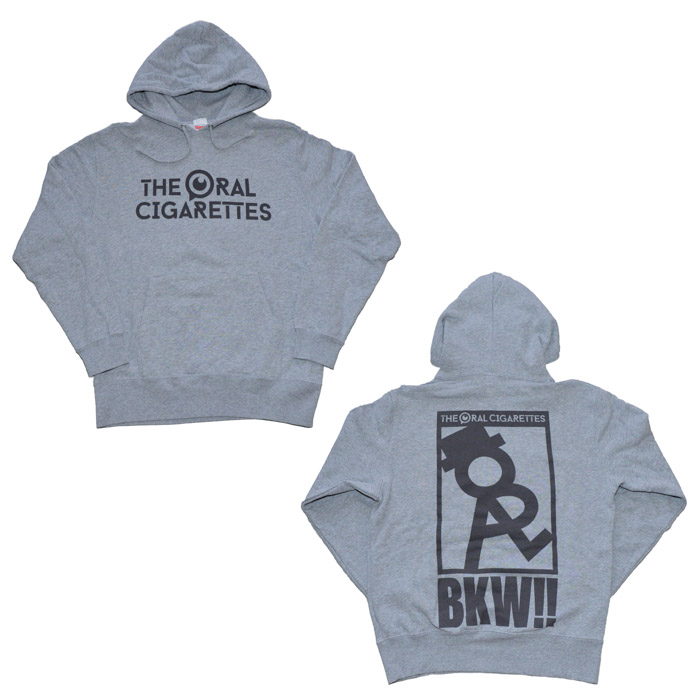 買取 The Oral Cigarettes オーラル 16 Winter 目立ちたがりロゴパーカー グレー アーティストショップjp