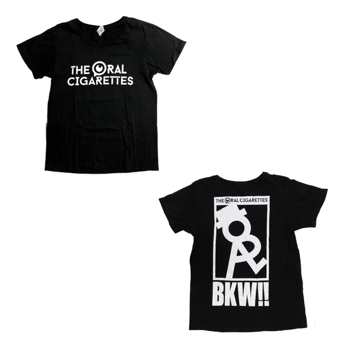 買取 The Oral Cigarettes オーラル 唇ワンマンツアー 奈良まで続くよ道のりはツアー 目立ちたがりロゴ Tシャツ ブラック アーティストショップjp