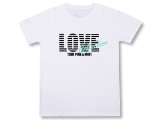 買取 西野カナ カナやん Love Collection Tour Pink Mint オリジナルtシャツ White アーティストショップjp