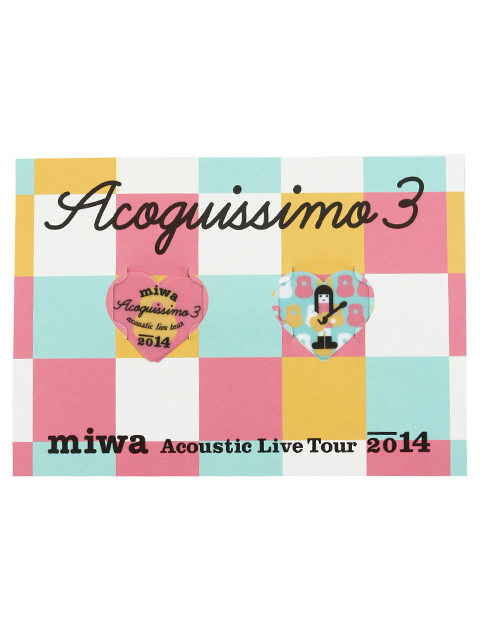 買取 Miwa Acoustic Live Tour 14 Acoguissimo 3 ピックセット アーティストショップjp 買取 Miwa Acoustic Live Tour 14 Acoguissimo 3 ピックセット アーティストショップjp
