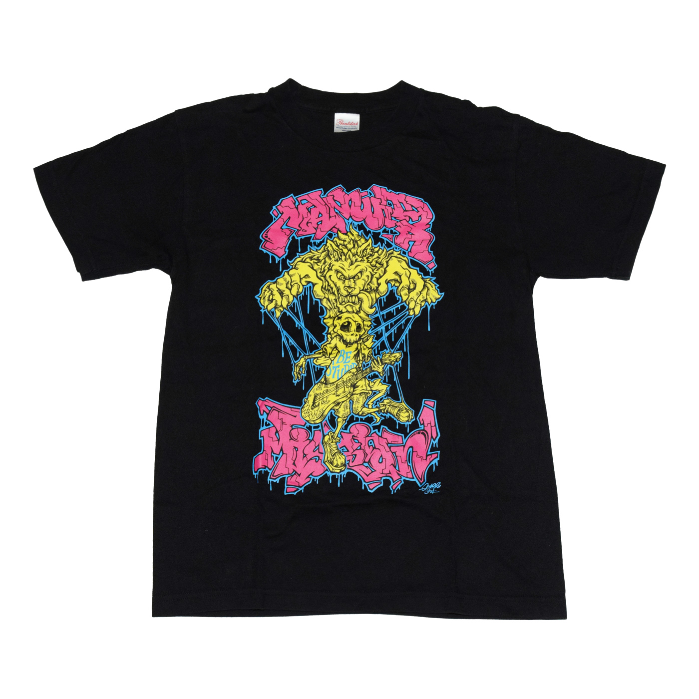 買取 Man With A Mission 5years 5wolves 3shows Tour Be Stupid Tシャツ ブラック アーティストショップjp