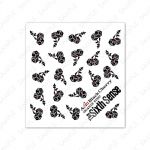 Acid Black Cherry The Sixth Sence ハンドタオル (白)