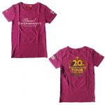 L'Arc～en～Ciel(ラルク) 20th L'Anniversary TOUR 地元Tシャツ(ジモT)-札幌　北海きたえーる バーガンディ