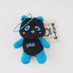 AAA(トリプルエー) アミューズメント景品 え～パンダキーホルダー黒(青)
