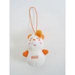 AAA(トリプルエー) アミューズメント景品 え～パンダ雪だるまマスコット(橙)
