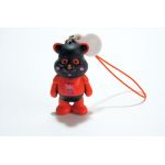 AAA(トリプルエー) アミューズメント景品 え～パンダフィギュアストラップ(橙)