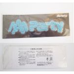 AAA(トリプルエー) 限定販売 ラインストーンロゴステッカー(青)