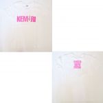 Kemuri(ケムリ) その他 Tシャツ ホワイト×ピンク Positive Mental Attitude