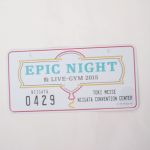 B'z(ビーズ) LIVE-GYM 2015 -Epic Night- メモリアルプレート　新潟　4月29日