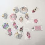 E-girls(イー・ガールズ) その他 キーホルダー 缶バッジ等15点 セット flower