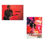 吉川晃司(COMPLEX) ポスター CONCERT TOUR 2001 SOLID SOUL 2枚組 ケース入り