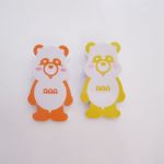 AAA(トリプルエー) その他 ダイカットクリップ 2個セット　橙　黄 nissy sky-hi