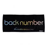 back number(バックナンバー) love stories tour 2014 フェイスタオル ロゴ ブラック