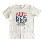 福山雅治(ましゃ) We're Bros. Tour 2018 ロゴ Tシャツ ホワイト