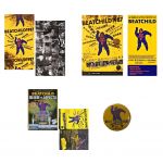 BOOWY(ボウイ) その他 BEAT CHILD 半券 チラシ　缶バッジ 等セット 1987 尾崎豊 ブルーハーツ 岡村靖幸 等  映画 2013