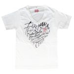 福山雅治(ましゃ) 福山☆冬の大感謝祭 其の十 Tシャツ ハート ホワイト