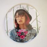 LiSA(リサ) その他 特大 缶バッジ LiSAフェチ 缶バッジガチャ 当たり LiSAッ子マニア 2016