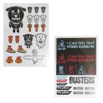 the pillows(ザ・ピロウズ) その他 ステッカー BUSTERS ハイブリッド レインボウ