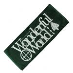 ゆず(YUZU) YUZU ARENA TOUR 2008 WONDERFUL WORLD フェイスタオル ブラック