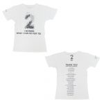 ゆず(YUZU) YUZU ARENA TOUR 2011 2-NI- Tシャツ ホワイト
