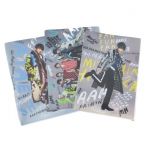 AAA(トリプルエー) FAN MEETING ARENA TOUR 2018～FAN FUN FAN～ クリアファイル 3種セット 集合 與真司郎 日高光啓 青　黄