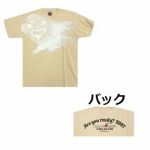 L'Arc～en～Ciel(ラルク) またハートに火をつけろ! Tシャツ ベージュ