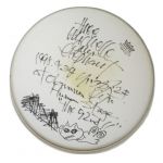 THEE MICHELLE GUN ELEPHANT(ミッシェル) その他 ドラムヘッド クハラカズユキ サイン入り World Chicken Zombies Tour FINAL 1998年4月24日 沖縄公演