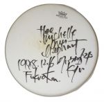 THEE MICHELLE GUN ELEPHANT(ミッシェル) その他 ドラムヘッド クハラカズユキ サイン入り WORLD PSYCHO BLUES TOUR 1998年12月16日 福岡公演