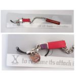 X JAPAN(エックス) 攻撃再開 2008 I.V. ?破滅に向かって? 携帯ストラップ レッド