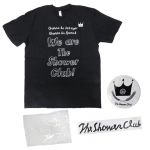 [Alexandros](ドロス) その他 The Shower Club Tシャツ ポーチ入り 缶バッチ ステッカー付 イトウジュン 川上洋平 ROY