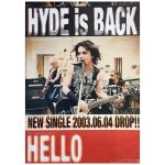 HYDE(VAMPS) ポスター HELLO 告知 2003 HYDE IS BACK