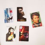 吉川晃司(COMPLEX) その他 テレカ  テレフォンカード 6枚セット 50度数 beat speed HEROIC Rendezvous 等 ツアーグッズ