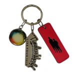 コブクロ(kobukuro) LIVE TOUR 2016 "TIMELESS WORLD" キーリング チャーム3個付 レッド