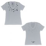 Mr.Children(ミスチル) Tour 2011 “SENSE” 刺繍 Vネック Tシャツ