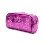 "やればできる子" メタリックポーチ ピンク