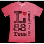 L'Arc～en～Ciel×88Tees コラボTシャツ パターン3(レッド)