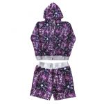 でんぱ組.inc(でんぱ) オフィシャルグッズ 最上もが バタフライパターンセットアップ ジャージ パープル DOWBL コラボ 2015