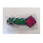 布袋寅泰(BOOWY) Live In Japan 2018 ～TONIGHT I'M YOURS TOUR～ supported by ひかりTV ラバーキーホルダー　グリーン×ピンク　ツアー会場購入特典