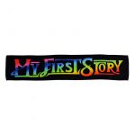 MY FIRST STORY(マイファス) その他 マフラータオル レインボー×ブラック
