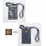 B'z(ビーズ) LIVE-GYM 2001 ELEVEN ネックピース デニム地 チケットホルダー