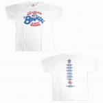 B'z(ビーズ) LIVE-GYM 2003 BANZAI IN NORTH AMERICA ツアー　Tシャツ BANZAI  ホワイト