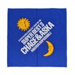 CHAGE&ASKA(チャゲアス) CONCERT TOUR 95-96 SUPER BEST 3 MISSION IMPOSSIBLE ハンカチ バンダナ ブルー