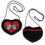 GRANRODEO(グランロデオ) その他 ロジャー　ジーナ 刺繍フラットポーチ　ブラック×レッド