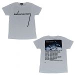 サカナクション(Sakanaction) SAKANAQUARIUM2017 "多分、風。" ツアースケジュール Tシャツ ホワイト