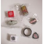 B'z(ビーズ) セット商品 ガチャ景品 juice テープ ピック　キーホルダー スタンプ等 7点セット 30th SCENES 等