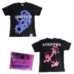 GLAY(グレイ) 限定販売 TERU×CANDY GTE STRIPPER これで散歩もウキウキTシャツ ポーチ入り